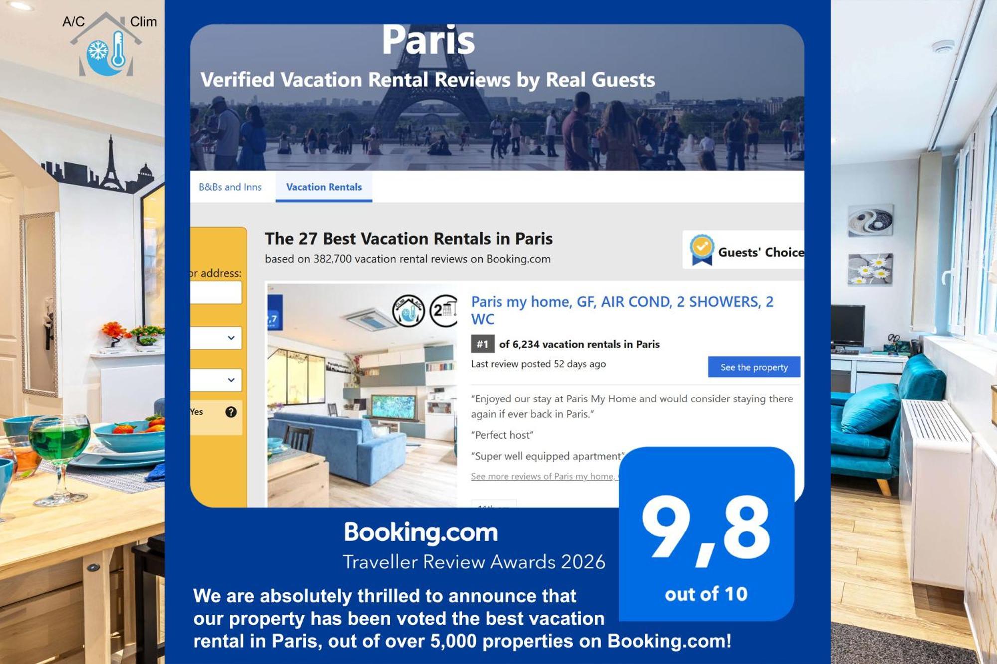 My Home, Gf, Air Cond, 2 Showers, 2 Wc Parigi